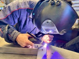 Soudure TIG d'un cadre INOX 316L pour le secteur pharmaceutique